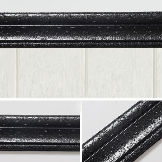 2,3 м DIY съемные самоклеящиеся плинтусные наклейки на ТВ фоновые наклейки
