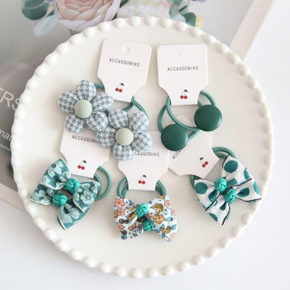 10 шт. милые резинки для волос бант детские резинки для волос для девочек эластичная резинка