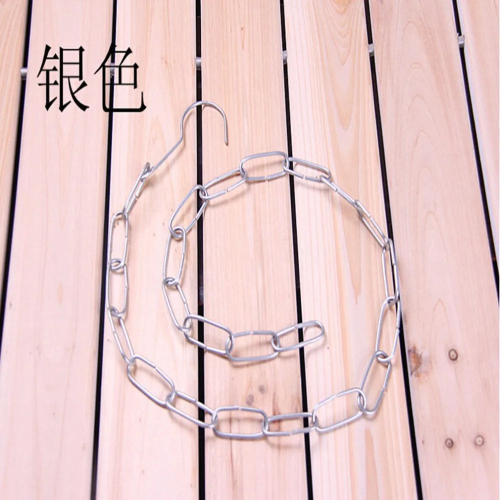 Высококачественная металлическая подвесная цепь для нескольких предметов одежды с крючком, магазин одежды, многофункциональные вешалки, кольца для показа одежды, Ropa Colgada