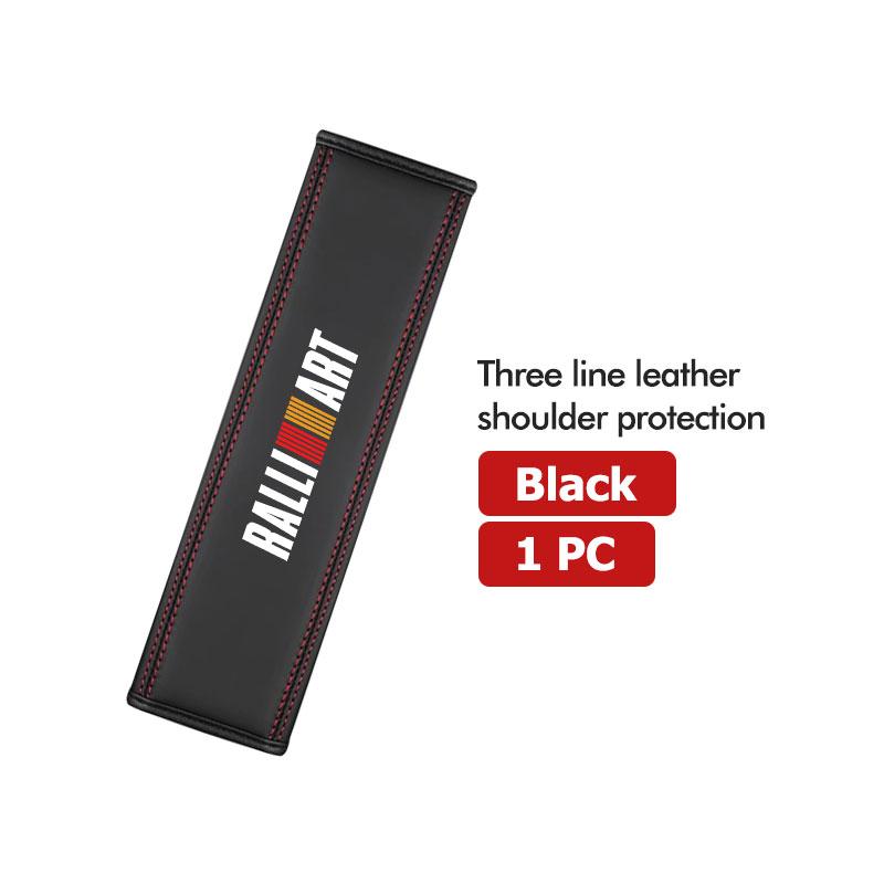 cwnqah1 cwmvjg1 For Mitsubishi 1/2PCS Car Seat Belt Shoulder Cover Decompression Comfort Safety Belt Protective Cover Lancer ASX Pajero Mirage