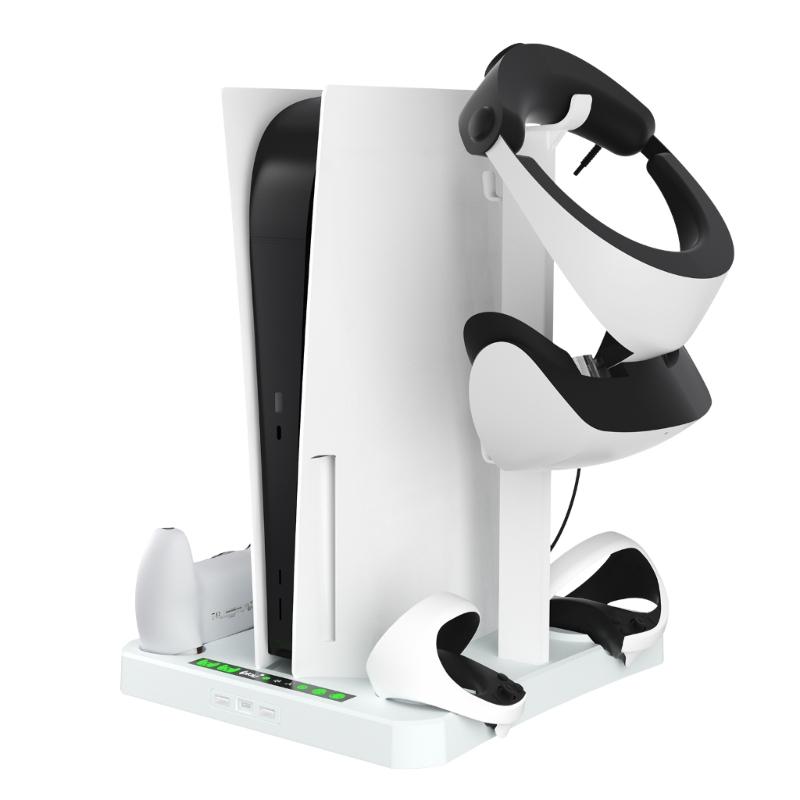 Подставка для охлаждения игровой консоли, полка для хранения игровых дисков, держатель для гарнитуры, игровой контроллер, зарядное устройство, док-станция