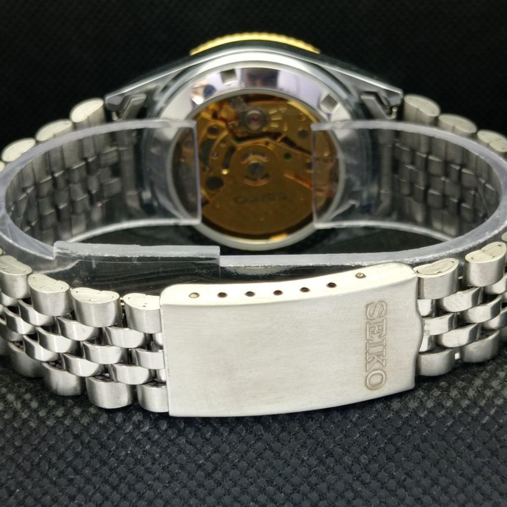 ВОССТАНОВЛЕННЫЕ ВИНТАЖНЫЕ МУЖСКИЕ ЧАСЫ SEIKO 5 AUTOMATIC JAPAN С ЗОЛОТЫМ МЕХАНИЗМОМ a304789-2