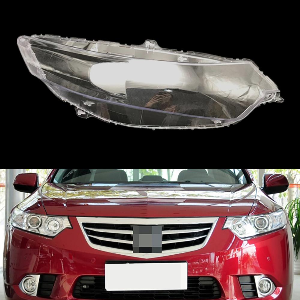 Для Honda Accord Spirior Acura TSX 2009-2013 Стекло фары Автомобильная крышка фары Замена прозрачного переднего стекла Автомобильный корпус