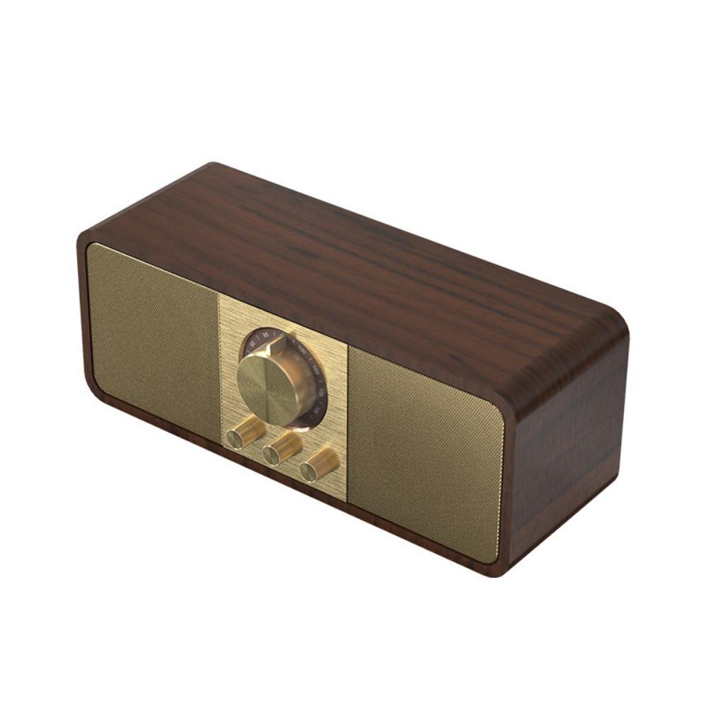 Retro FM Radio with Bluetooth Super Bass Vintage Radio Sound Bar Bluetooth Speaker Classic