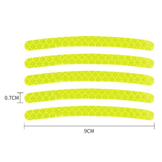 Car Accessories Wheel Sticker Reflective Stripe Waterproof Car Accessories Wheel Hub Sticker Driving Tape