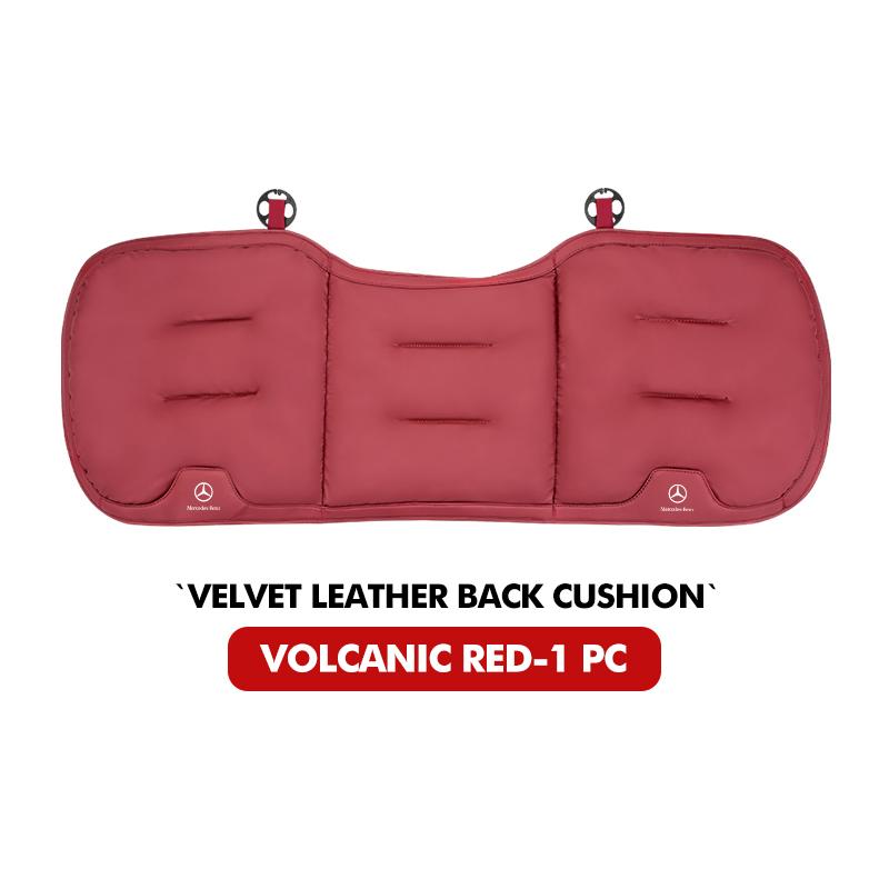 D2-Leather Car Seat Velour Cushion Auto Backrest Breathable Pad For Mercedes Benz CLK GLC W212 C200 C300 W203 W204 W205 W169 W176