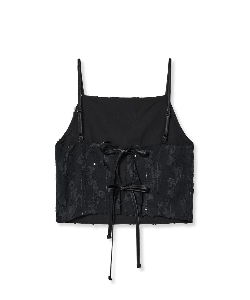 MIDNIGHT MOVE Rose Top (Black)