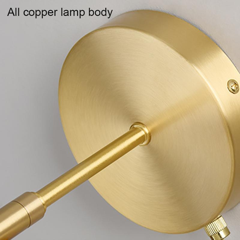 Скандинавский светодиодный настенный светильник Внутреннее освещение Настенные бра Украшение дома Спальня Гостиная Кабинет Коридор Лестница Прикроватная роскошная лампа