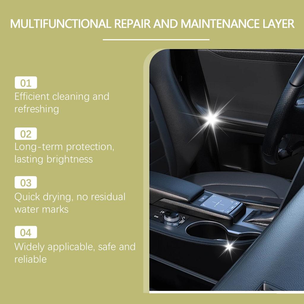 Автомобильные пластиковые детали Crystal Plating Refurbishment Agent Пластиковые детали Crystal Coating 30 мл