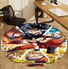 Круглый коврик с узором Dragon Ball, коврик для помещений/улицы, для пикника, игровой комнаты, спальни, офиса, гостиной, ковер для декора дома, подарок на день рождения