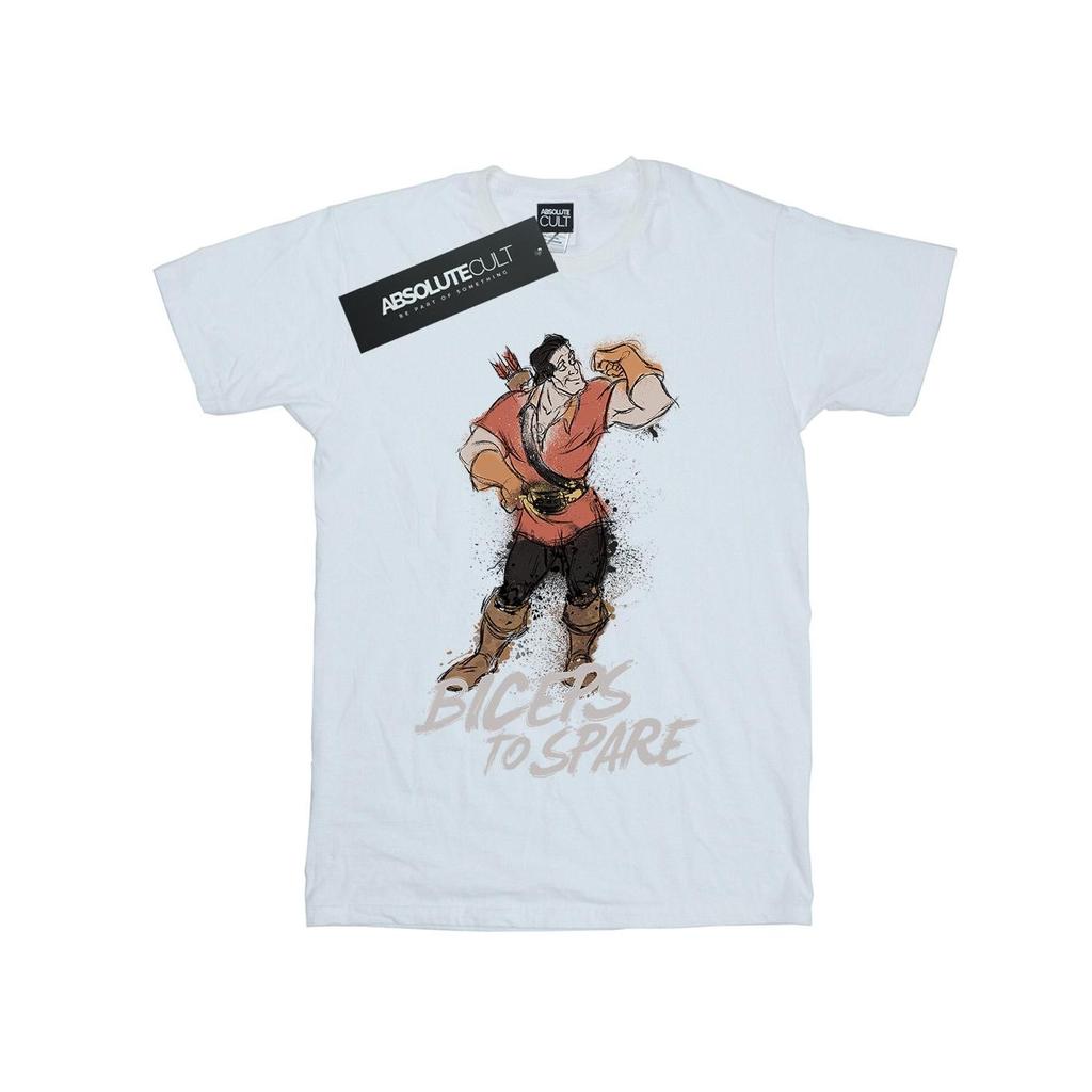 Disney Mens Beauty And The Beast Gaston Biceps To Spare T-Shirt