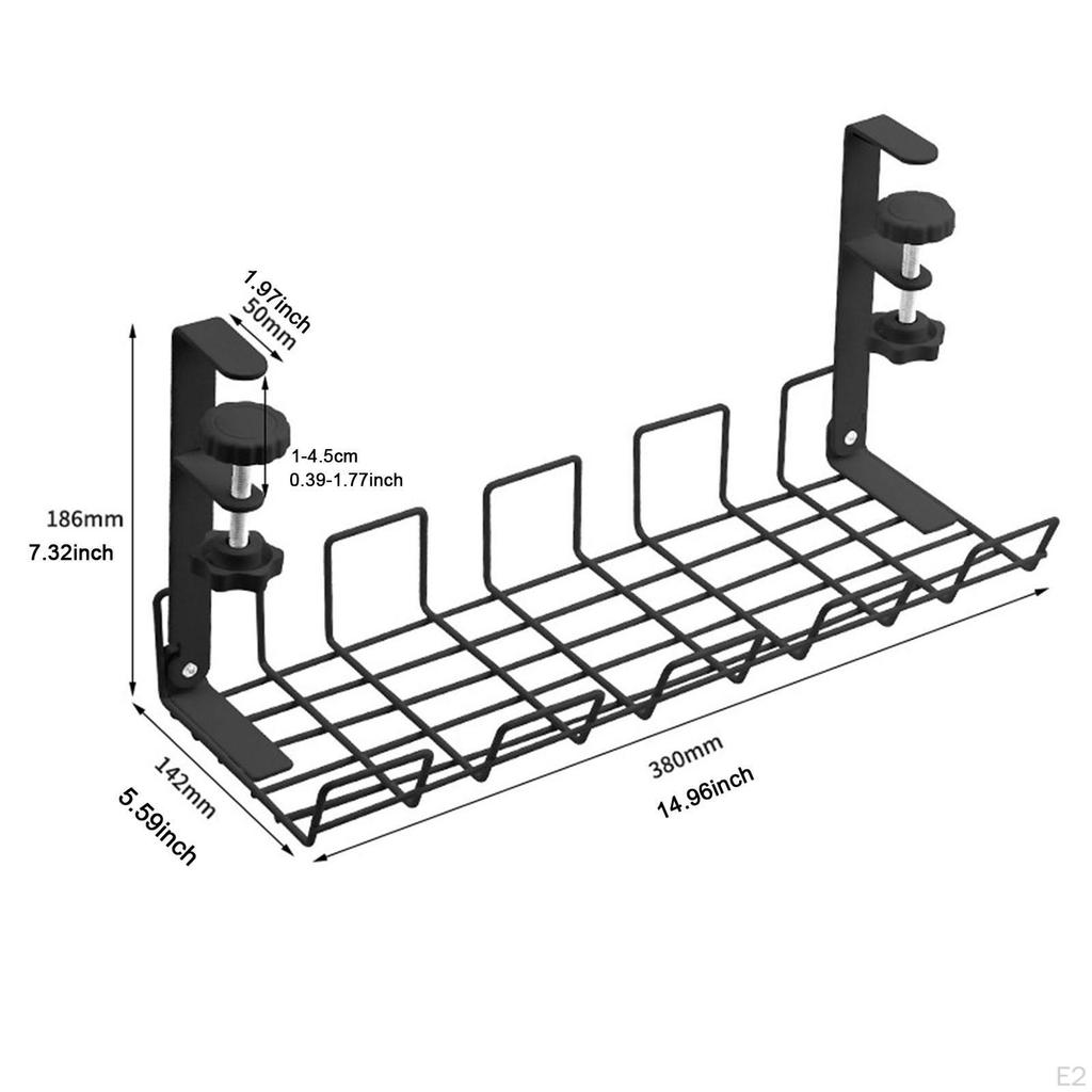 Desk Organizer for Cables Wire Management Solution Office And Home