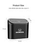 Car Portable Trash Can Auto Logo Sundries Storage Box For Honda Civic Fit Jazz Accord Pilot CRV Odyssey Passport City Shuttle akd256