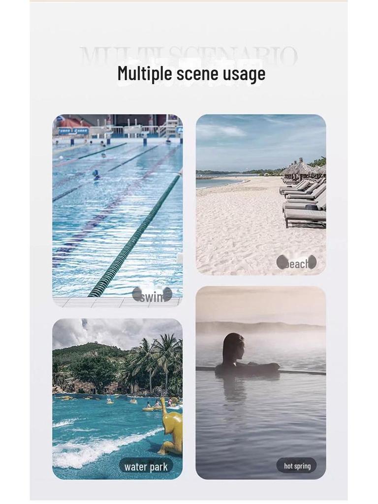 Женский купальник бикини с высокой талией и разрезами