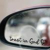 3pcs Faith-Based Car Decals Bible Verse Rear View Mirror Decals  for Car Interior Decor