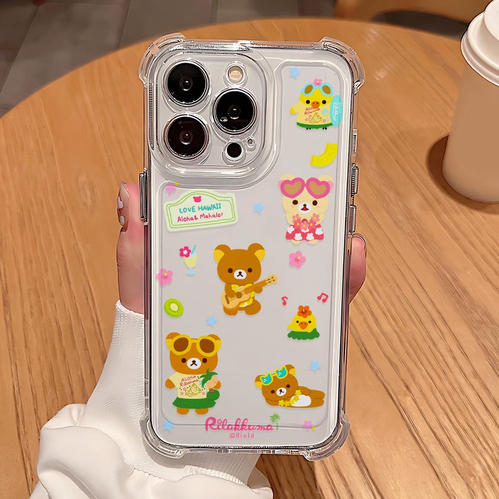 Чехол для телефона Rilakkuma для vivo V40 V30 V29 V27 V27E V25 V23 Y02 Y76 Y38 Y28 Y03 Y17s Y19S Y78 Y36 Y27 Y35 Lite Pro 4G 5G