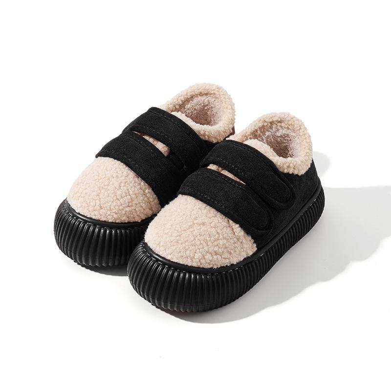 Женские домашние тапочки из флиса на платформе, удобные, пушистые, с подкладкой из искусственного меха, домашние тапочки, зимние, теплые, для дома и улицы, для женщин
