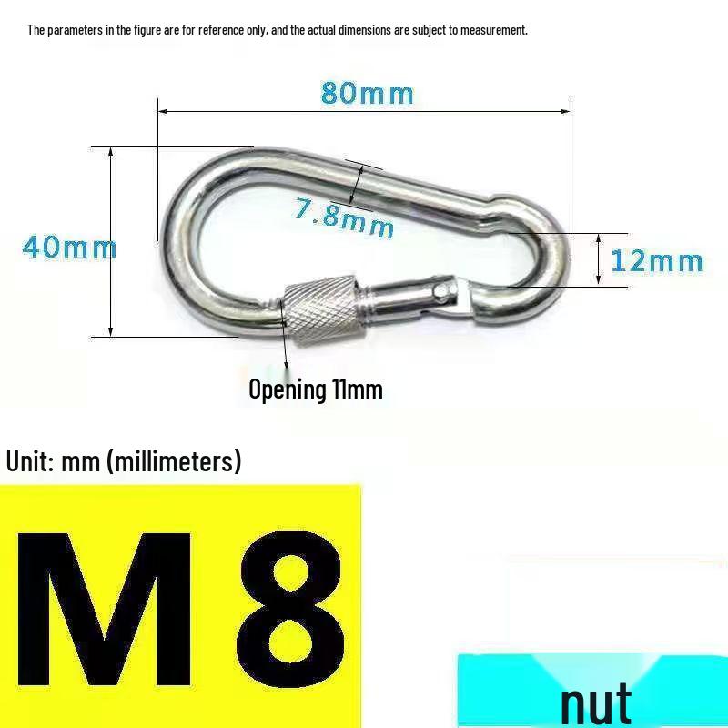 Galvanized Iron Safety Clasp Hook Bolt for Chains