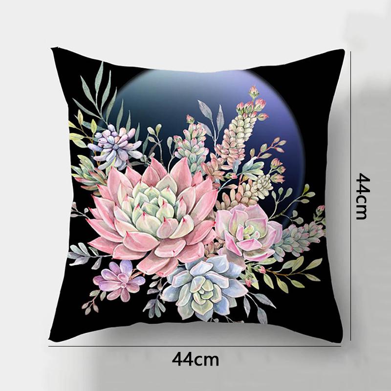 Модная цветочная наволочка, декоративная подушка, диванная подушка, украшение для гостиной, чехол