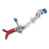 Rubber Coated Three Prong Clamp Multipurpose Lab Clamp Holder Test Tube Clamp  For Laboratory Use