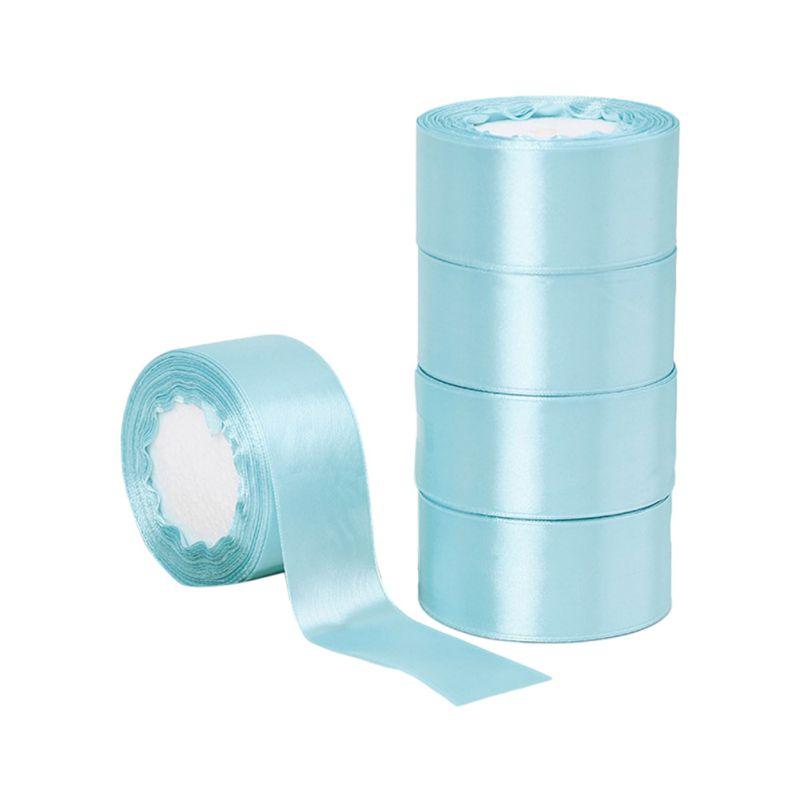 22 метра/рулон 4 см атласная лента для поделок бант подарочная упаковка банты изготовление цветочных букетов своими руками венки вечеринка свадебный декор