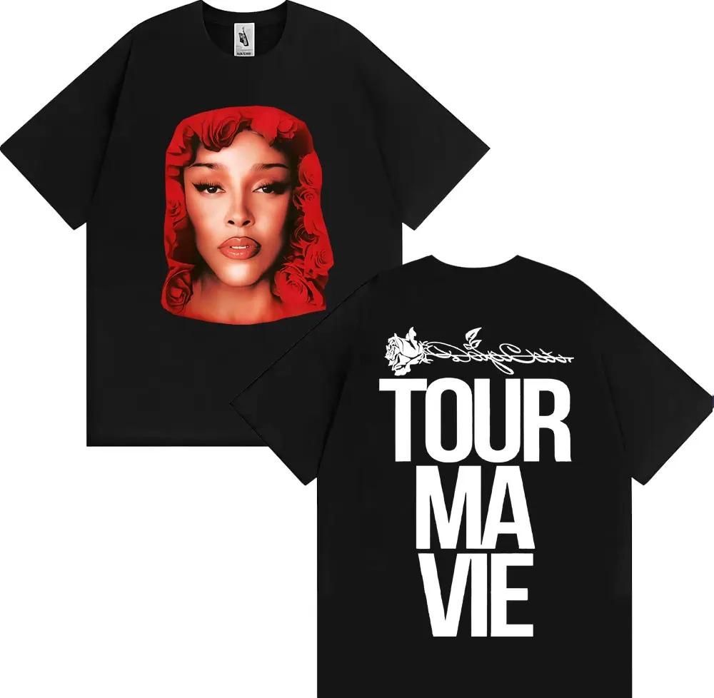 Doja Cat Ma Vie 2026 World Tour Graphic TShirt Unisex Fashion Aesthetic Premium Top Casual Streetwear Women And Men Tshirts