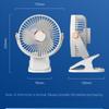 Clip/Stand/Hang Design Desktop Electric Fan 720° Rotation Cooling Fan Portable Clip-on Fan  Home