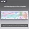 Игровая проводная механическая клавиатура и мышь AOC GK410