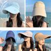 Female Summer Hat Sunscreen Visor Cap Empty Top Hat Sun Hats Anti-UV Beach Hat Sports Cap