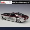 Майсто 1:24 1967 Ford Mustang Gt Модифицированная модель автомобиля из сплава Металлическая литая игрушка Модель спортивного автомобиля Симуляция Коллекция Детский подарок