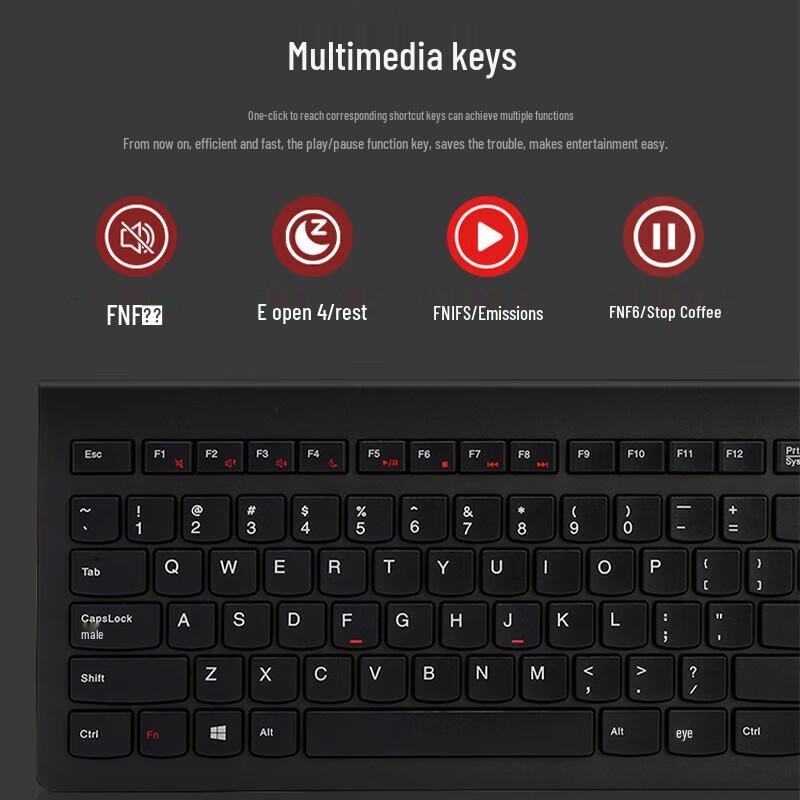 Lenovo M120K Wired Ultra-thin Office Keyboard