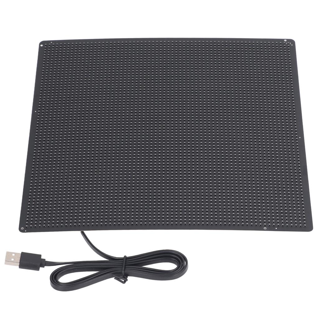 Светодиодная рекламная вывеска, беспроводная передача, программируемая прокручиваемая панель, разрешение 64x64, питание 5 В от USB