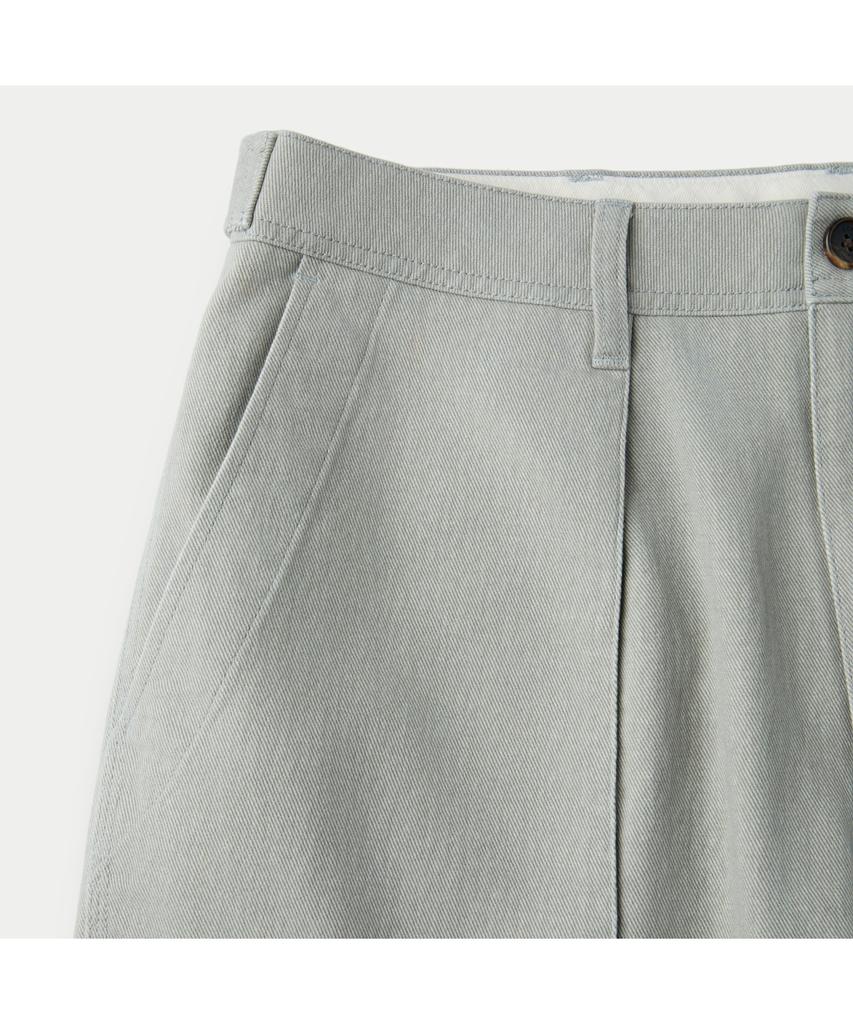 Шорты-чиносы полуширокие, с эффектом garment washed, Silijeu Sapom26831Khl