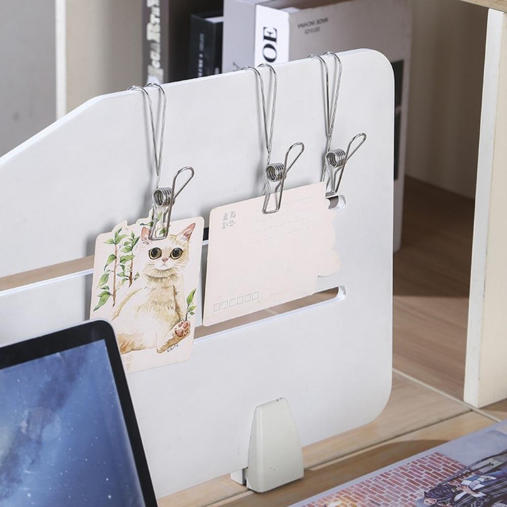 Зажимы 5 шт., длинный хвост из нержавеющей стали для кухни, ванной комнаты, офиса