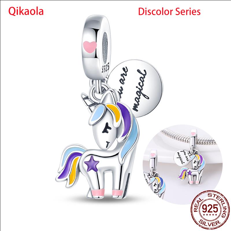 Original 100% sS925 Sterling Silver Luminous Octopus Ocean Series Charms Fit Bracelet DIY Beads Ms Jewelry Gift New In