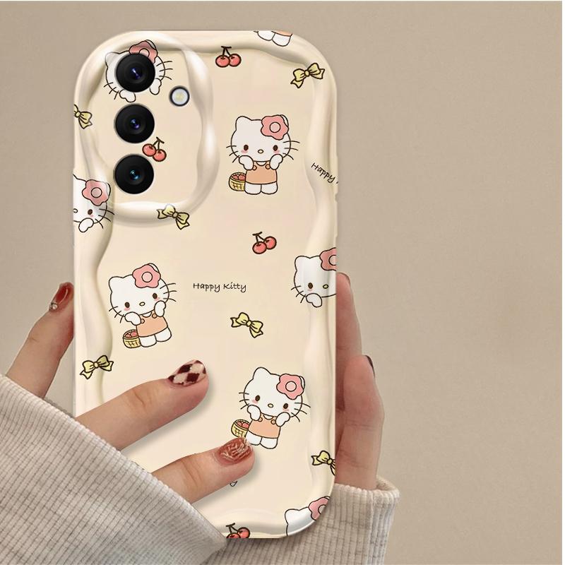 Мультяшный чехол Hello Kitty для Samsung Galaxy A16 A06 A55 A35 A25 A15 A05 A05S A54 A34 A24 A14 A73 A53 A33 A23 A13 A52 A32 A22