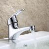 2Pcs Single Handle Vanity Faucet with Anti-Drip Core Chrome Basin Tap Contemporary Bathroom Sink Faucet