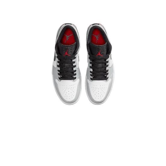 Air Jordan 1 Low Light Smoke AJ1 Светло-серый дымчатый Мужские размеры 553558-030