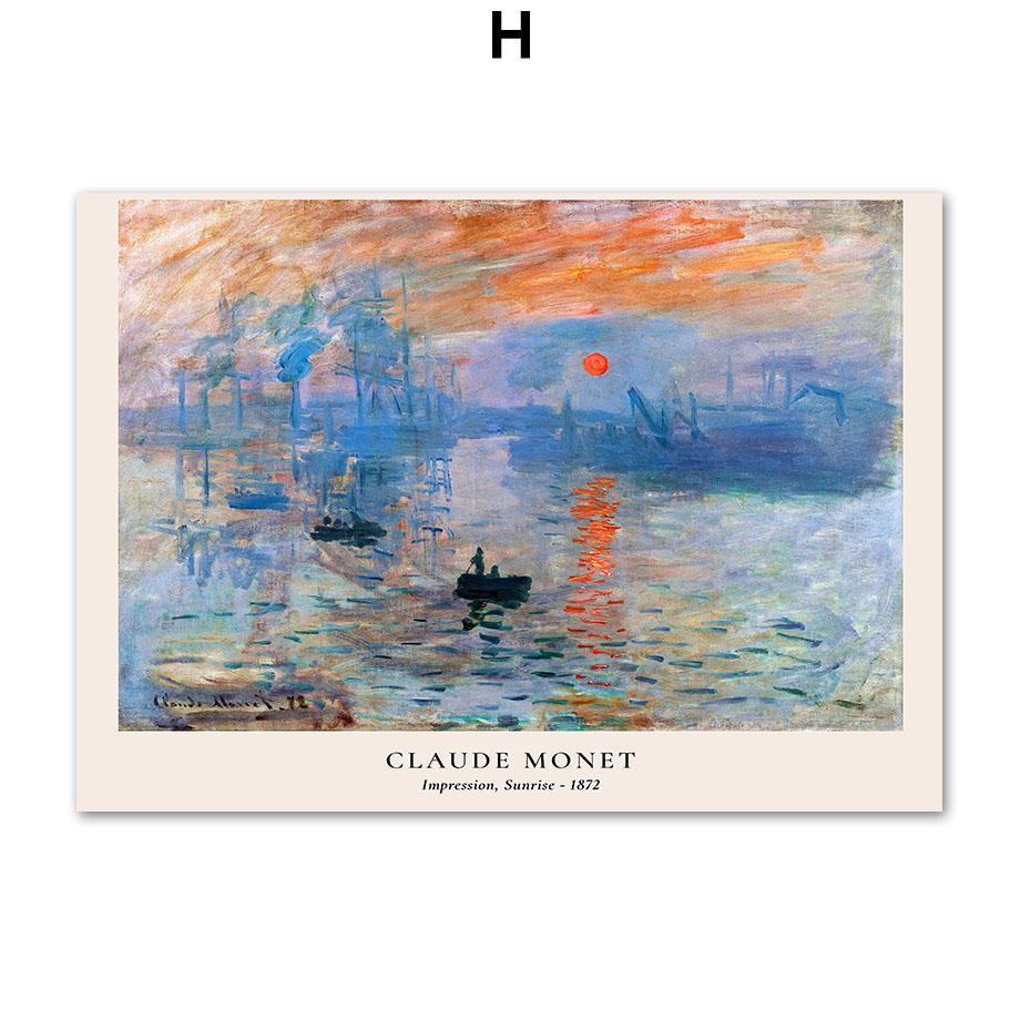 Абстрактная картина Анри Матисса Моне, максималистская настенная живопись на холсте, плакаты на скандинавскую тему и принты, настенные панно для декора гостиной