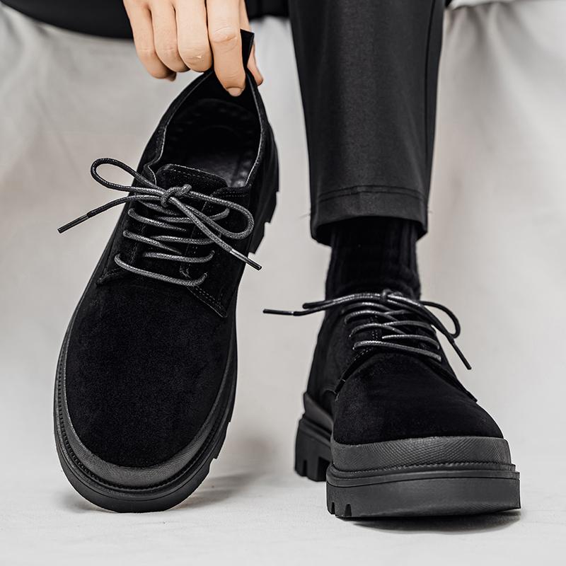 Мужские туфли на толстой подошве в стиле business casual - модные, универсальные и простые мужские классические туфли