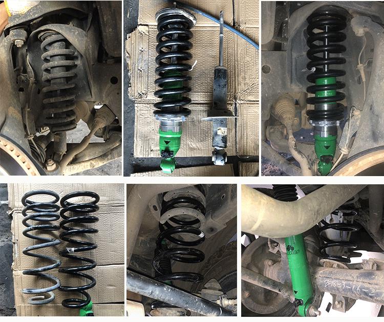 Pajero V73/V75/V97/V93/V95/V98/V68/V77 2-Inch Lift Kit: Modified Shock Absorber Springs