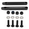 RC Roof Rails Aluminum Alloy Lightweight Upgrade Part Replacement Roof Rail for ARRMA 1 7 Black