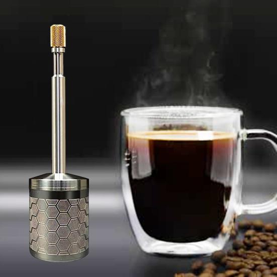Дизайн пресс-фильтра для кофе, портативный пресс для кофе и чая из нержавеющей стали, легкий многоразовый фильтр для путешествий