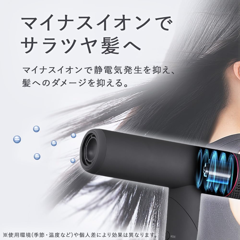 MiCOLA Iris Ion Dryer Foldable Compact HDR-M401-H