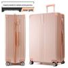 32-Inch Durable Leather Travel Suitcase with Universal Wheels for Men and Women