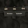 Proenza Schouler Платье макси с коротким рукавом черное с бахромой Женское Б/У