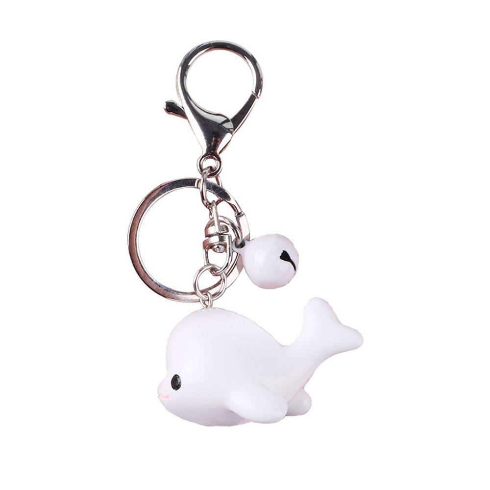 Pendant Packaging Decoration Resin Car Key Ring Keys Holder Bag Pendant Dolphin Blue Whale Keychain