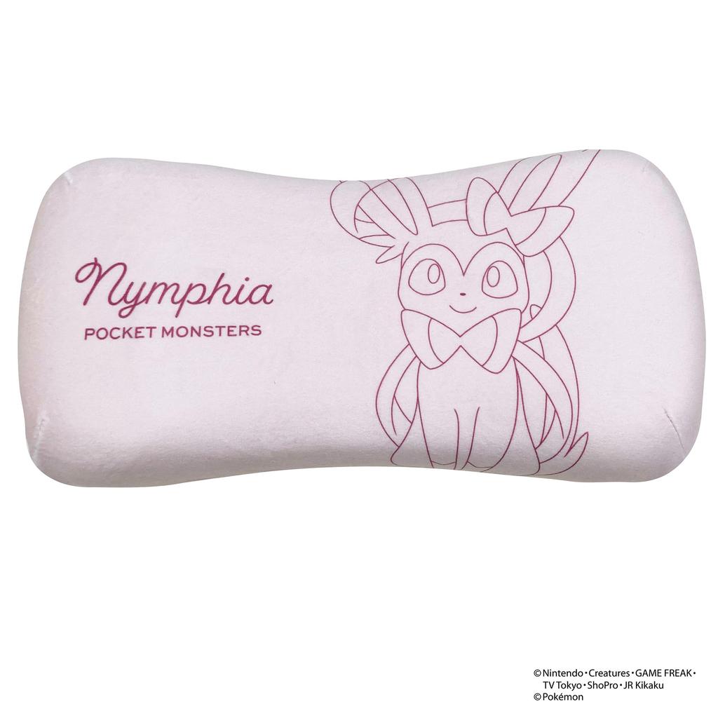 MORIPiLO Morishita подушка из пены с эффектом памяти Pokemon Nymphia 15x31 см, подушка для поддержки талии и спины, мягкая игрушка Pokemon Pastel Pink 4621203