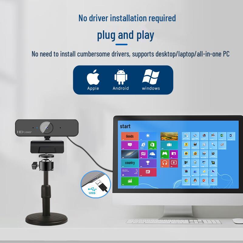 2K HD Webcam with Autofocus