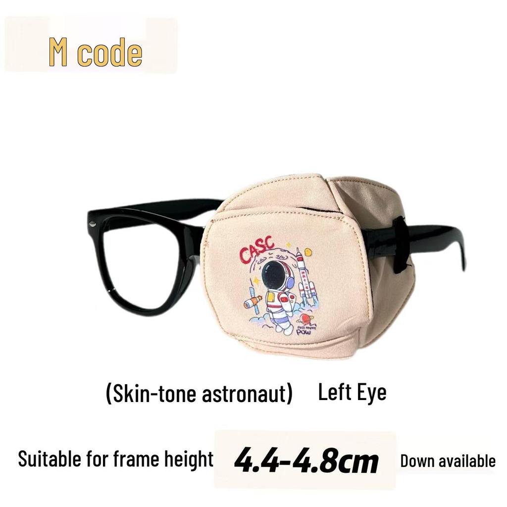 Детский патч для глаз из чистого хлопка при амблиопии для послеоперационных тренировок зрения и коррекции косоглазия/дальнозоркости